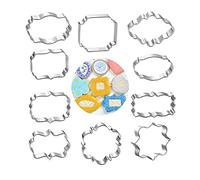 10 PièCe Ensemble D'Emporte-PièCes Ensemble D'Emporte-PièCes Pour Enfants Mini Forme GéOméTrique Biscuit Emporte-PièCes En MéTal Pour Faire Des Biscuits, Des GâTeaux, Des Savons, Des GeléEs, Etc.