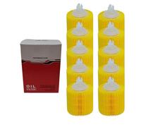 10 Pièce Filtre À Huile Moteur 04152-37010/03002/40060/ YZZA6/YZZA7/B1010 Est Compatible Avec TOYOTA.