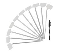 10-Piece Stainless Steel Plant Labels - Metal Seedling Tags For Gardens