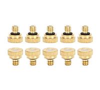 10 pièces 0.2mm eau du robinet buse de pulvérisation d'atomisation basse pression brumisation buses de pulvérisation de refroidissement buse d'eau buse de pulvérisation tête de pulvérisation de jardin