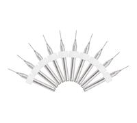 10 Pièces 0.4 Mm Forets pour Imprimante 3D,Kit de Buse de Nettoyage en Carbure de Tungstène Micro Foret Ensemble Nettoyeur de Buse