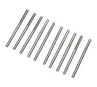 10 pièces 1/8 & quot; Pince à papier de verre à tige de 3mm mandrins fendus Long support abrasif Clip tige point sculpté pour meuleuse rotative Dremel 50mm, comme indiqué