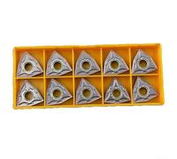 10 pièces/1 boîte WNMG080404-MA WNMG431 Inserts de tournage en carbure de tungstène Lames CNC, inserts de fraisage de tour Outils de tournage avec boîte