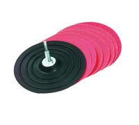 10 pièces -1 plateau ponceur Ø 125mm + Monture + 8 abrasifs TIVOLY - XT10112011009