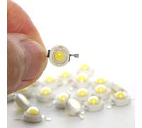 10 pièces 1 W 3 W 5 W haute puissance DC 3.2-3.6 V LED perles diode lumineuse LED puce SMD blanc chaud pour projecteur downlight bricolage lampe ampoule-blanc_5 W