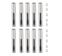 10 Pièces 10ml Vide Mascara Tube Cils Crème Flacon/Bouteille/Conteneur Bouchon En Argent