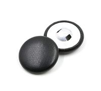 10 pièces 11-32mm boutons de sac en cuir bricolage couture vêtements accessoires coupe-vent manteau canapé bouton, Le noir, 22mm