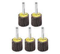 10 pièces 16-40mm 80Grit ponçage lamelle disque abrasif meule papier de verre 6mm tige polissage lamelle roue disque abrasif outil 25mm