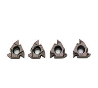 10 Pièces 16IRM 16ERM AG60 AG55 1.0ISO .5ISO 2. 3. 11W 14W Inserts En Carbure Lames Filetées CNC Coupe-tour Plaquettes de Carbure CNC(16IRM 1.5ISO LF6118)