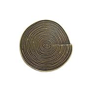 10 Pièces 18/23/25mm Spirale Rétro Métal Boutons Cousus à la Main Décontracté Coupe-vent Bouton Bronze Antique Argent Ancien Boutons en Forme, Laiton antique, 18mm