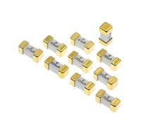 10 pièces 1808 125V SMD fusible à fusion rapide 62mA 100mA 125mA 200mA 250mA 375mA 500mA 0.5A 630mA 750mA 2410 fusibles Ultra-rapides Câblage de protection (Color : 375ma 0.315a 125v)