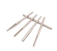 10 pièces 2.35 / 3mm tige 50mm pince à papier de verre mandrins fendus Long support abrasif Clip tige sculpté Point pour meuleuse rotative Dremel, C, 2.35mm