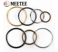 10 pièces 20-50mm métal joint torique boucle sac chaussures ajusteur fermoir sangle porte-clés anneaux connecteur crochet bricolage matériel accessoires GunBlack