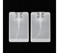 10 Pièces 20 Ml Flacons Vaporisateurs de Parfum en Carton, Flacon Vaporisateur à Brume Fine pour Carte de Crédit, Pompe Atomiseur Plate Vide, Mini Flacon Atomiseur de Parfum