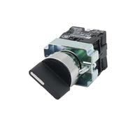 10 pièces 22 mm XB2-BD21 BD41 BD25 BD35 BD45 BD53 1NO/2NO/1NO1NC 2/3 positions autobloquant/auto-réinitialisation sélecteur bouton commutateur(XB2-BD53)