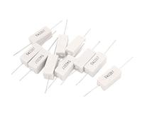 10 pièces 22Ohm résistances fixes 5W 5% axia-l plomb céramique résistances simples résistances de ciment Composants consommateurs d'énergie