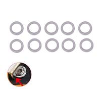 10 Pièces 2mm Vélo Chaîne Roue Vis Rondelle Aluminium Entretoise Double Changement Simple Vélo Vis Rondelles