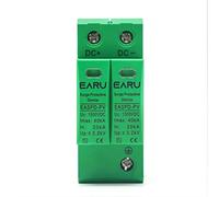10 pièces 2P DC SPD 500V 800V 1000V 1200V 1500V 20KA~40KA Rail Din Protection de l'alimentation solaire extérieure Dispositif de protection Parafoudre Parafoudre(1500v)
