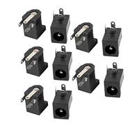 10 pièces 3 broches PCB Mount 5.5x2.5mm femelle DC Power Jack Socket Connecteur DC-005