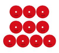 10 pièces 3 pouces disques de ponçage tampons polissage diamant pour marbre pierres de béton 500 maille