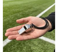 10 pièces/30 pièces Sifflet multifonctionnel en acier inoxydable - Sifflet d'urgence à haute tonalité - Sifflet de survie pour le cou en extérieur - Sifflet d'arbitre de sport Taille UniqueAcier inoxy