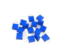 10 pièces 3296W 100 50 200 Ohm 100R 200R 500R 1K 2K 5K 10K 20K 50K 100K 200K 500K 1M 2M 3296 potentiomètre de coupe(20K Ohm)