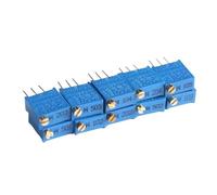 10 PIÈCES 3296W-103 104 3296W 10 50 100Ohm 1K 2K 5K 10K 20K 50K 100K 200K 500K 1M 2M Ohm 100R Potentiomètre Ajusteur(500 Ohm)