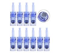10 Pièces 36Pin Aiguilles de Cartouches de Remplacement pour Dr.pen Ultima A6, Dermapen Microneedling Cartouches pour Auto Derma Stylo (36 Épingles, 10Pcs)