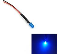 10 Pièces 3mm Lumière LED Lampe Diodes Électroluminescentes 20cm Ampoule LED Précâblé Pour Bricolage Décoration De La Maison DC 3V 5V 9V 12V 24V 36V 48V 110V 220V,Bleu,10 Pièces 220V