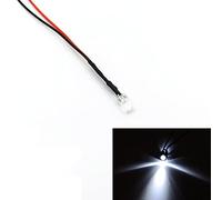 10 Pièces 3mm Lumière LED Lampe Diodes Électroluminescentes 20cm Ampoule LED Précâblé Pour Bricolage Décoration De La Maison DC 3V 5V 9V 12V 24V 36V 48V 110V 220V,Blanc,20 Pièces 220V