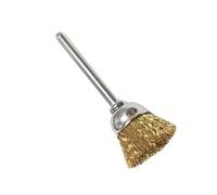 10 Pièces 3mm Mandrin Brosses À Roue En Fil De Laiton Pour Un Usage Professionnel Dans La Gravure Sur Métal Et Les Traitements Surfaces Précis Outil Bricolage