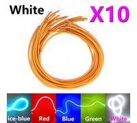 10 pièces 3V blanc LED COB Filament Flexible 80mm 60mm 255mm 130mm rétro Edison ampoule pièces de lampe LED Diode éclairage bande décoration