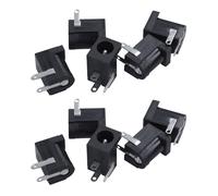10 Pièces 5.5mmx2.1mm Power Jack Socket Female Panel Mount Connector