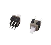 10 pièces 5,8 * 5,8 mm autobloquant double rangée autobloquant normalement ouvert bouton 6 broches KFT-5,8x5,8 interrupteur 6 broches déverrouillage réinitialisation automatique(Self Locking)