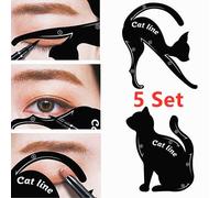 10 Pièces/5 Ensemble Mode Eyeliner Pochoirs Chat Ligne Eyeliner Pochoirs Eyeliner Timbres Chat Pro Eye Liner Timbres Modèles