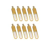 10 Pièces 5 Ml 8 Ml Vide Brillant À Lèvres Tube Ensemble Avec Couvercle Rouge Voyage Bouteilles En Plastique Rechargeables Conteneur De Cosmétiques Bouteilles De Rouge En Plastique