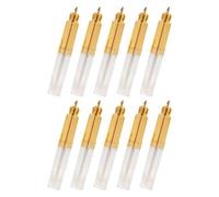 10 Pièces 5 Ml 8 Ml Vide Brillant À Lèvres Tube Ensemble Avec Couvercle Rouge Voyage Bouteilles En Plastique Rechargeables Conteneur De Cosmétiques Bouteilles De Rouge En Plastique