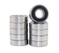 10 pièces/50 pièces 688-2RS 688 2RS roulement à billes 8x16x5mm ensemble de roulements à billes scellés en caoutchouc roulement miniature(50pcs,ABEC-3)