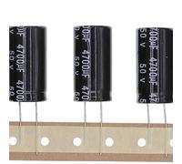 10 Pièces 50V 4700UF Condensateur électrolytique en aluminium enfichable 18x35 18 * 35mm