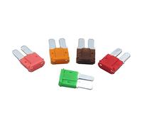 10 PIÈCES 5A 7. 10A 15A 20A 25A 30A AMP Micro 2 Longue Jambe Fusible 9mm x 15.5mm Mini M2 Long Pied Automobile Insert(10)