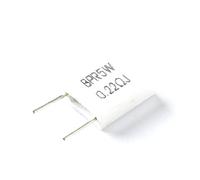 10 pièces 5W 0.22 ohm 0.22R BPR56 résistance de ciment céramique Non inductive Composants consommateurs d'énergie