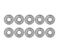 10 Pièces 608ZZ Roulements à Billes en Acier à Haute Teneur en Carbone 8x22x7mm Double Blindage, étanche à la Poussière, pour Support de Corps Rotatif Mécanique