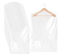 10 Pièces 60x100cm housse vetements à suspendre transparentes,housse vetement en plastique,housse de vetement Anti-Poussière,pour costume,Robe,Manteaux