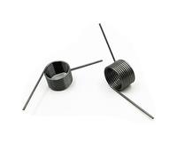 10 pièces 65Mn acier ressort spiralé en forme de V spirale rainure fil d'acier diamètre 0.7mm Angle 60 90 120 180 degrés(6.3mm180degrees10pcs,6mm)