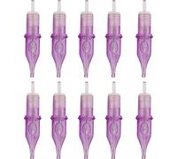 10 pièces 7RM aiguilles de cartouches de tatouage, tubes, cure-mains, aiguilles stérilisées, kit d'accessoires, accessoires de tatouage pour débutants et artistes, portable