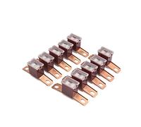 10 pièces 90A 32V café couleur plastique voiture Push-in Type mâle PAL cartouche fusibles