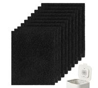 10 Pièces à Charbon Actif Filtre Anti-Odeur, Filtres à Bacs à Compost pour Joseph Joseph Poubelle Filtre Anti-Odeur, Bac à Compost et Poubelle de Recyclage pour Cuisine d'intérieur