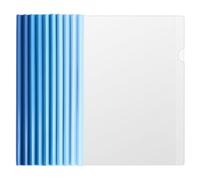 10 Pièces A4 Couverture De Rapports, Plastique Chemise De Couvertures De Rapports, Plastique Dossier De Fichiers Avec Reliure Barre Coulissante, Pour Organisateur Fichiers Bureau, Bleu