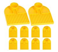 10 Pièces Abreuvoir pour Abeilles, Bouteille 3cm, ABS | Installation Rapide, Bassin Peu Profond, Interface Étanche, pour Colonies D'abeilles et Apiculteurs Professionnels