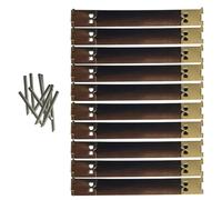 10 Pièces Accessoires Pratiques De Bouche Shrapnel Fermoir À Ressort Cadre En Métal Pour Des Projets D'Artisanat Main Et Cadre Portefeuille Résistant La Rouille